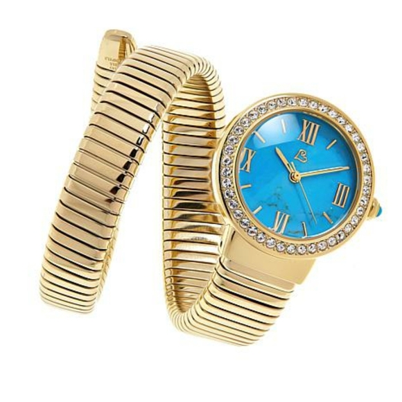 Colleen lopez Gemstone Dial Coil Watch Collection Perfect Gift!! main image 6